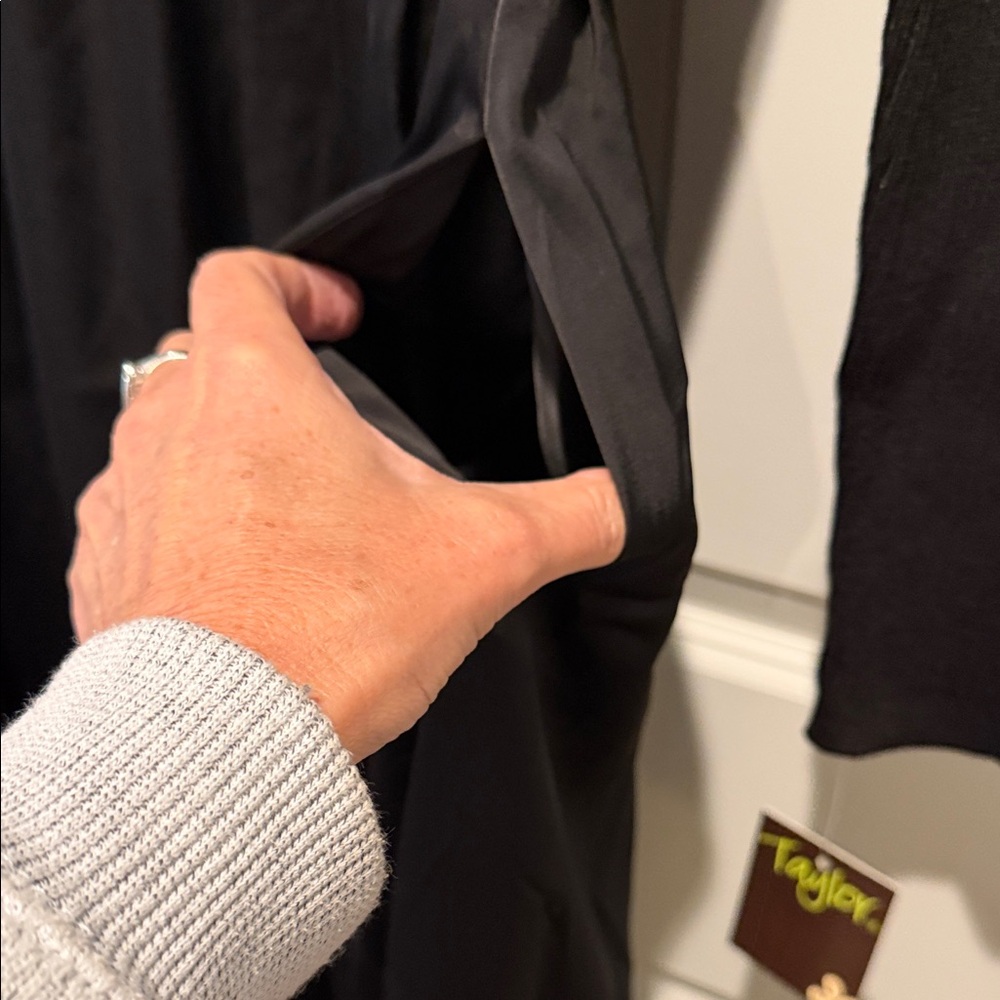 Taylor Black Long Sleeve Maxi Dress - Picture 9 of 10